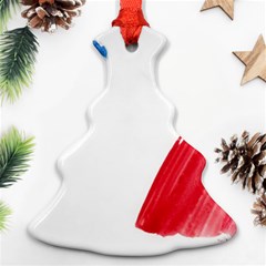 Tricolor Banner France Ornament (christmas Tree)