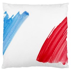 Tricolor Banner France Large Cushion Case (one Side)