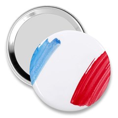 Tricolor Banner France 3  Handbag Mirrors