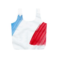 Tricolor Banner France Full Print Recycle Bags (s) 