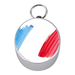 Tricolor Banner France Mini Silver Compasses by picsaspassion