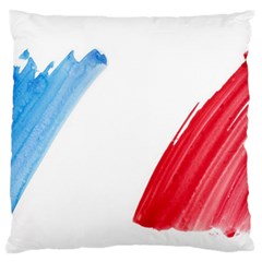 Tricolor Banner France Standard Flano Cushion Case (two Sides) by picsaspassion