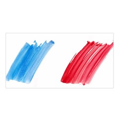 Tricolor Banner France Satin Shawl