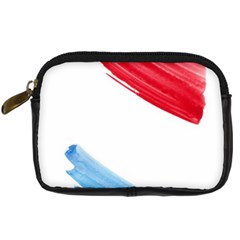 Tricolor Banner Watercolor Painting, Red Blue White Digital Camera Cases by picsaspassion