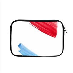 Tricolor Banner Watercolor Painting, Red Blue White Apple Macbook Pro 15  Zipper Case by picsaspassion