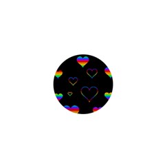 Rainbow Harts 1  Mini Buttons by Valentinaart