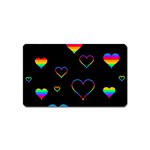 Rainbow harts Magnet (Name Card) Front