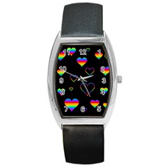 Rainbow Harts Barrel Style Metal Watch by Valentinaart