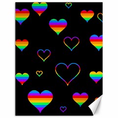 Rainbow Harts Canvas 12  X 16  