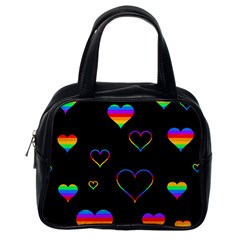 Rainbow Harts Classic Handbags (one Side) by Valentinaart