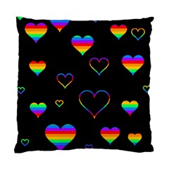 Rainbow Harts Standard Cushion Case (two Sides) by Valentinaart