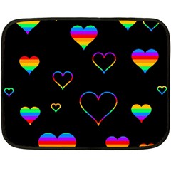 Rainbow Harts Double Sided Fleece Blanket (mini) 