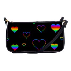 Rainbow Harts Shoulder Clutch Bags