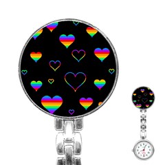 Rainbow Harts Stainless Steel Nurses Watch