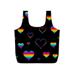 Rainbow Harts Full Print Recycle Bags (s) 