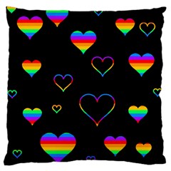 Rainbow Harts Standard Flano Cushion Case (two Sides) by Valentinaart