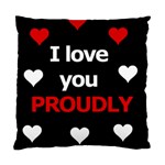 I love you proudly Standard Cushion Case (Two Sides) Front