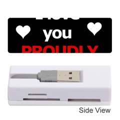 I Love You Proudly Memory Card Reader (stick) 