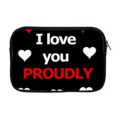 I Love You Proudly Apple Macbook Pro 17  Zipper Case by Valentinaart