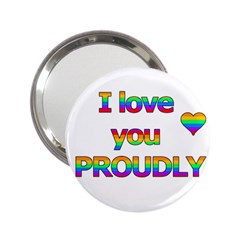 I Love You Proudly 2 2 25  Handbag Mirrors