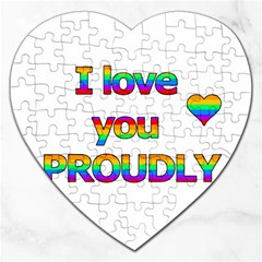 I Love You Proudly 2 Jigsaw Puzzle (heart)