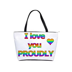 I Love You Proudly 2 Shoulder Handbags