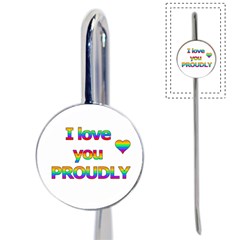 I Love You Proudly 2 Book Mark by Valentinaart