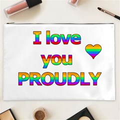 I Love You Proudly 2 Cosmetic Bag (xxl) 