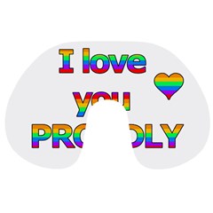 I Love You Proudly 2 Travel Neck Pillows