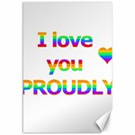 Proudly love Canvas 12  x 18   11.88 x17.36  Canvas - 1