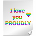 Proudly love Canvas 20  x 24   19.57 x23.15  Canvas - 1