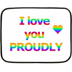 Proudly Love Fleece Blanket (mini)