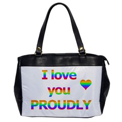 Proudly Love Office Handbags by Valentinaart