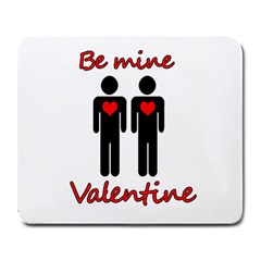 Be Mine Valentine Large Mousepads by Valentinaart