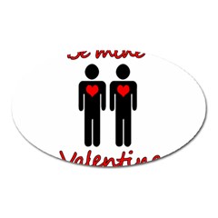 Be Mine Valentine Oval Magnet