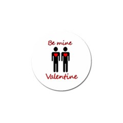 Be Mine Valentine Golf Ball Marker (4 Pack) by Valentinaart