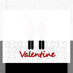 Be Mine Valentine Rectangular Jigsaw Puzzl