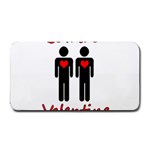 Be mine Valentine Medium Bar Mats 16 x8.5  Bar Mat