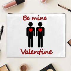 Be Mine Valentine Cosmetic Bag (xl) by Valentinaart