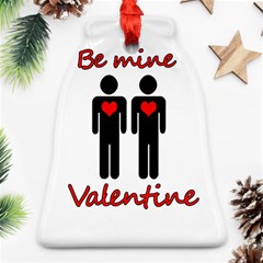 Be Mine Valentine Bell Ornament (2 Sides)