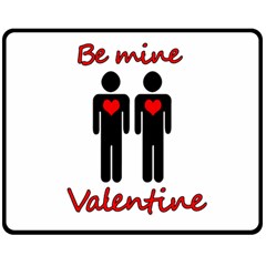 Be Mine Valentine Double Sided Fleece Blanket (medium) 