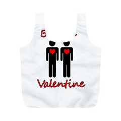 Be Mine Valentine Full Print Recycle Bags (m)  by Valentinaart