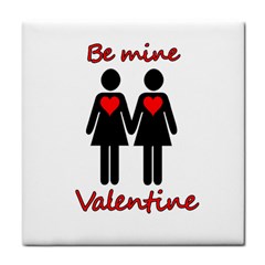 Be My Valentine 2 Tile Coasters by Valentinaart