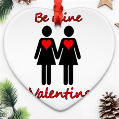 Be My Valentine 2 Ornament (heart) 