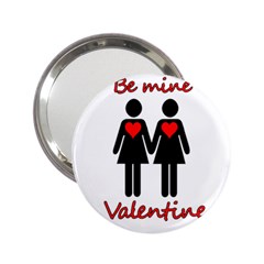 Be My Valentine 2 2 25  Handbag Mirrors by Valentinaart