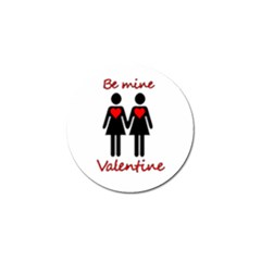 Be My Valentine 2 Golf Ball Marker by Valentinaart