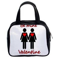 Be My Valentine 2 Classic Handbags (2 Sides)