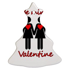 Be My Valentine 2 Christmas Tree Ornament (2 Sides)