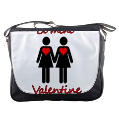 Be My Valentine 2 Messenger Bags by Valentinaart