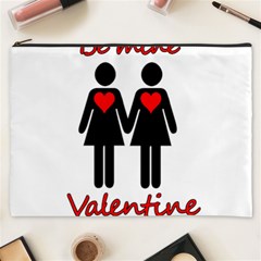 Be My Valentine 2 Cosmetic Bag (xxxl)  by Valentinaart